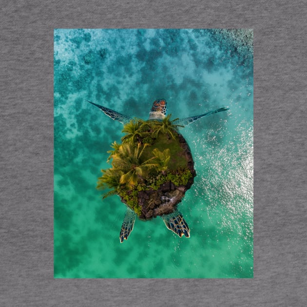 Turtle Island by sherifarts